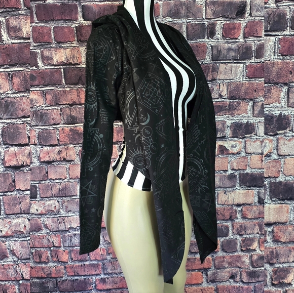 Killstar Unholy Sabbath Cropped Hoodie - Picture 3 of 13